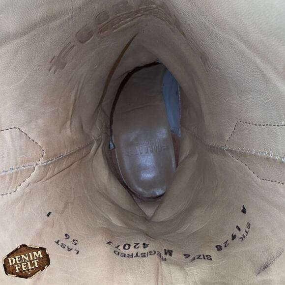 Corral Butterfly Inlay Western Boots Brown Multicolor Leather Size 6M –EXCELLENT - Picture 11 of 16